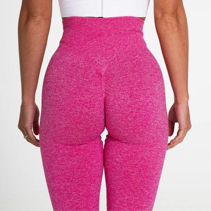 New Pink Seamless Leggings Women Workout Gym Clothing Push Up Legging Lifting Leggings For Women Seamless Workout Leggings High Waist Yoga Pants Sport Women Fitness Active Wear