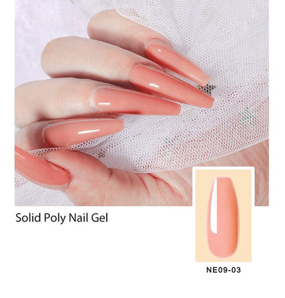 New Poly Nail Polish Gel Extension Glitter Gel Nails Manicure Design UV Reflective Diamond Shine