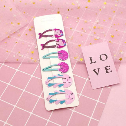 New Printed Cute Cartoon Fruit BB Clips Hairpins Girls Hair Accessories Children Headwear Baby Hair Clips Headdress Gorgeous Hair Accessories For Girls