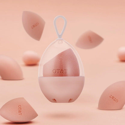 New Professional Cosmetic Puff Non-latex Makeup Sponge Face Concealer Powder Cream Wet and Dry Use Blending Sponges Set For Women's