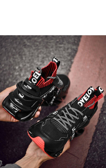 New Running Sneakers High Quality Breathable Mesh Sneakers For Jogging Walking Athletics Trainer Sports Men's Running Shoes Non Slip Athletic Tennis Walking Sneakers