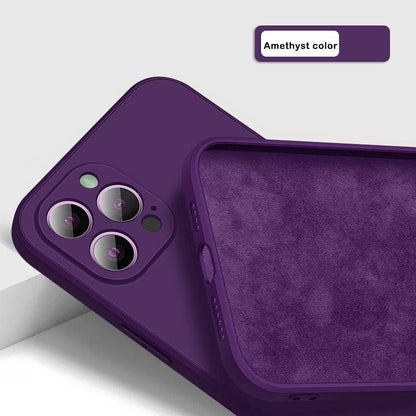 New Soft Silicone Square Phone Case For iPhone 14 13 Pro Max  Back Cover Full Body Protection Cover 13 Pro Shockproof Protective Case