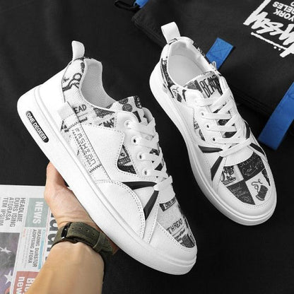New Sports Mens Flats Sneakers Modern Design Man Running Shoes Mixed Colors Fashion Sports Black Popular Style Running Casual Walking Sneakers