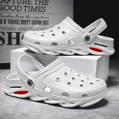 Outdoor Sandals Soft Sole Beach Shoes Mens And Womens The Same Style Suitable For Summer Platform Slippers Men Sports Sandals Men Outdoor Indoor Slippers Lightweight Sandals