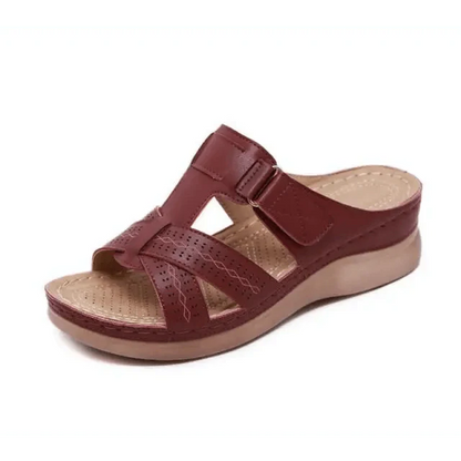 New Summer Fashion Slipper 2021 Buckle Strap Slippers with Comfortable Heel Indoor Outdoor Beach Sandals For Women