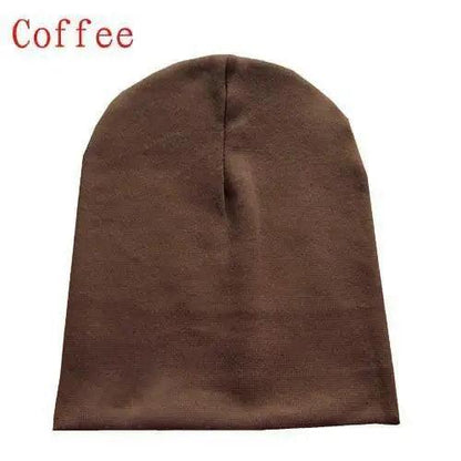 New Trendy  Baby Street Dance Hip Hat Cotton Spring Autumn Toddler Cap Scarf For Boys Girls Winter Warm Solid Color Children Hat Men's Winter Hat Warm Orange Yellow Red Blue Black Knitted Casual Hat