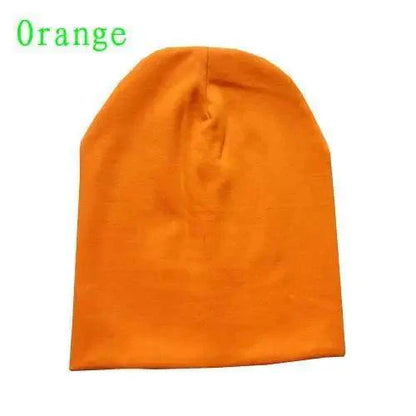 New Trendy  Baby Street Dance Hip Hat Cotton Spring Autumn Toddler Cap Scarf For Boys Girls Winter Warm Solid Color Children Hat Men's Winter Hat Warm Orange Yellow Red Blue Black Knitted Casual Hat