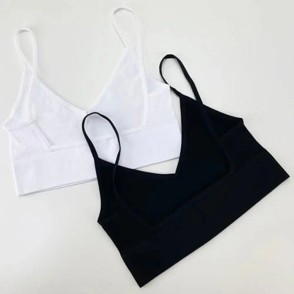 New Trendy Open Back Bra Seamless Brassiere, Comfortable Top Women Wire free Low Back Underwear No Pad Unlined Backless Bra