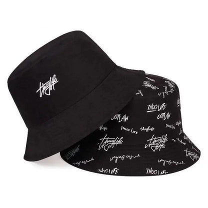 New Trendy Summer Bucket Hats For Women Men's Panama Hat Double-sided Panama Sun Fishing Hat Fisherman Cap for Boys/Girls