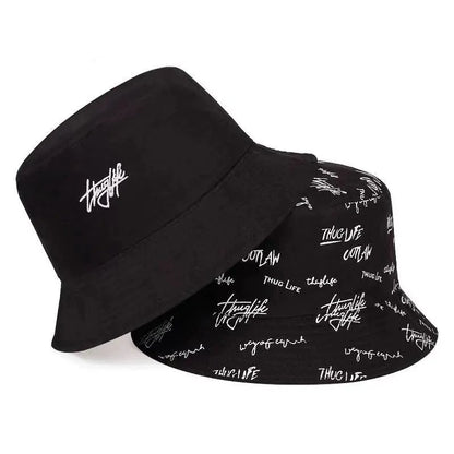 New Trendy Summer Bucket Hats For Women Men's Panama Hat Double-sided Panama Sun Fishing Hat Fisherman Cap for Boys/Girls
