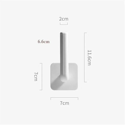 New Vigorous 1Pc Kitchen Self-adhesive Accessories Under Cabinet Paper Roll Rack Towel Holder Tissue Hanger Storage Rack for Bathroom Toilet