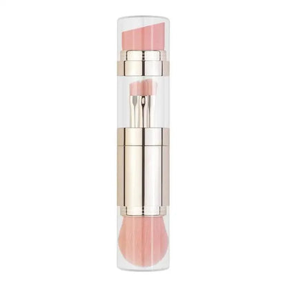 New Vintage Style 4 In 1 Makeup Brushes For Foundation, Eyebrow Shadow, Eyeliner Blush Powder, Brush Cosmetic And Concealer Professional Makeup Brush