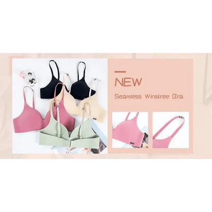 New Women Lingerie U Backless Bras Underwear Deep U Low Cut Push Up Bra Female Breathable Bra