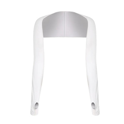 New Women Long Arm Cover Golf Shawl Sleeves Sun Protection Cooling Shawl Arm Sleeve For Female Sleeves Summer UV Protection Clothing For Outdoor Arm Sleeve For Workout And Sport