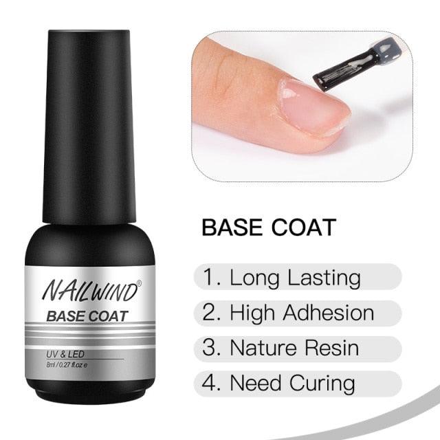 New Womens Fashion Gel Nail Polish UV LED Semi Permanent Matt Glossy Effect Luxury Manicure Design