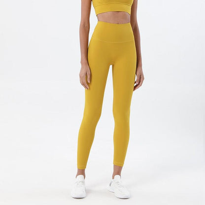 New Yoga Pants Women Leggings Fitness Girl Soft Pants Tight High Waist Women's Sports Pants Yoga Pants Leggings Workout Pants With Pocket Stretchable Sports Fitness Running Pants For Women & Girls