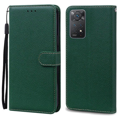 Note 11 Case For Xiaomi Redmi Note 11 11S Case Leather Wallet Flip Case For Redmi Note 11 Pro Phone Cases Note 11S Cover High Quality Flip Leather Wallet Case