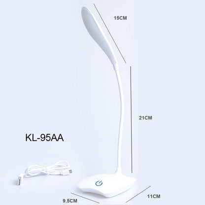 Office Desk LED Table Lamp USB Rechargeable Battery Bright Lamp Eye Care Mini Flex Room Desk Children's Lamp Bedroom Nightstand Decorative Table Lamp Cute Study Lamps for Bedroom Décor