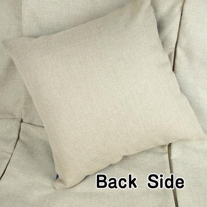 Oil Painting Style Pillow Covers Winter Rural Landscape Cabins Woods And Rivers In Snow Linen Cotton Pillow Case Home Sofa Decoration Cushion Cover Woodland Tree Decorative Throw Pillow Covers Square Outdoor Pillow Case 45X45CM