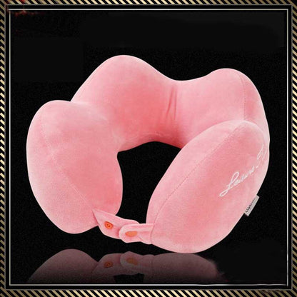 Outdoor Neck Support Pillow Headrest Travel Folding Slow Rebound Journey Trip Cushion Memory Foam Travel Pillow Neck Pillow, Ideal for Airplane Travel Comfortable Lightweight Improved Support Design Machine Washable Cover Must Have Travel Accessories