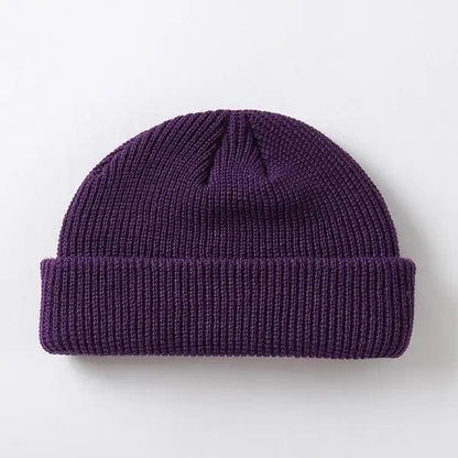 Outdoor Warm One Size Comfortable Short Style Cap Unisex Autumn Cap For Men And Women Soft Beanies
