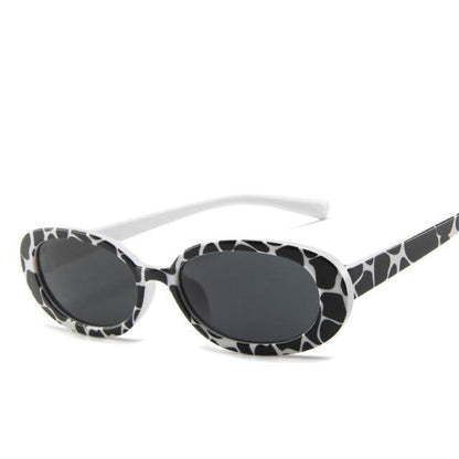 Oval Sunglasses For Women Retro Designer Glasses For  Women/Men Small Eyewear For Women Tiny Small 90s Sunglasses Women Polarized Retro Oval Sunglasses Tinted Glasses