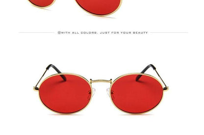 Oval Sunglasses Vintage Retro Sunglasses Designer Glasses for Women Men Oval Shape Sunglasses For Women/Men  Popular Luxury Round Shape  Sunglasses