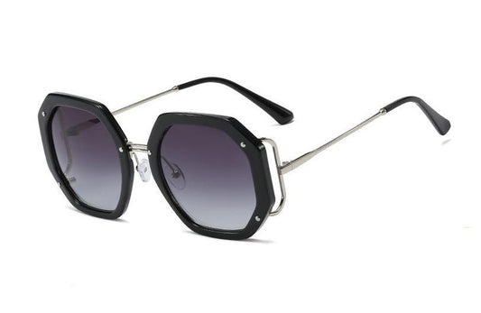Oversize Irregular Frame  Branded Design & Luxury Style Sunglasses For Men & Women Fashionable Attractive Shade Vintage Glasses For Men & Women