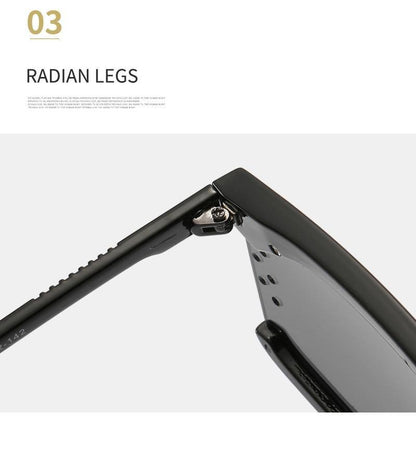 Oversized Shield Sunglasses for Women Men Square Rimless Fashion Shades Sunglasses For Women & Men Elegant Shades For Women Popular Oversized Festival Trendy Sunglasses For Men & Women