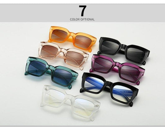Oversized Square Sunglasses For  Women Retro Eyeglasses For Women/Men Gradient Clear Lens Glasses Women And Men Vintage Design Sunglasses For Men Excellent Gift
