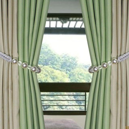 Pearl Curtain Tieback Bling Pearl Bandage Accessories Curtains Holder Buckle Tie Rope Home Decorative Curtain Tieback Decorative Drapery Holdbacks Rope Holder For Home Office 53cm