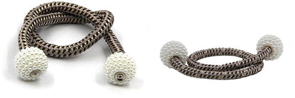 Pearl Magnetic Curtain Clip Curtain Holder Tieback Buckle Clips Hanging Ball Buckle Tie Back Curtain Accessories Home Decor  Decorative Curtain Holdbacks Crystal Tie Backs For Curtains Curtain Holders For Window Draperies