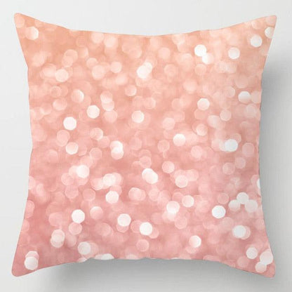 Pink Feather Pillowcase Decorative Sofa Cushion Case Bed Pillow Cover Soft Decorative Square Throw Pillow Cover Cushion Covers Pillow Case Home Decor Decorations for Sofa Couch Bed Chair Home Decor Car Cushion Cover Cute Pillow Case 45X45CM