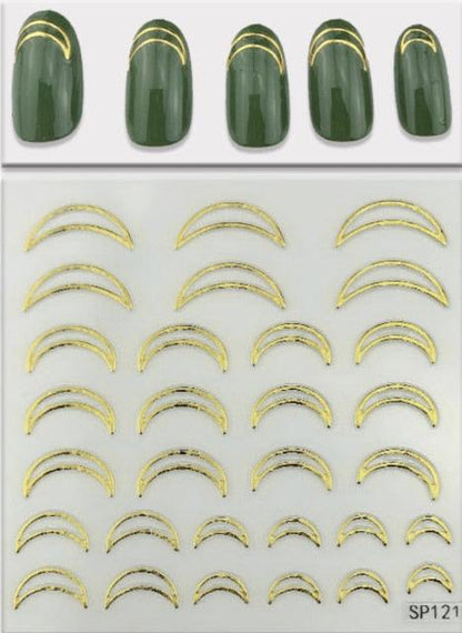 Plant Laser Abstract Lady Face Nail Decals Sliders Paper Art Decor Gel Polish Sticker Manicure Foils 3D Rhinestone Sticker Fun Nail Art Stickers Decal 3D Self-Adhesive Abstract Face Curve Graffiti Nail Design for Acrylic Nail Supplies
