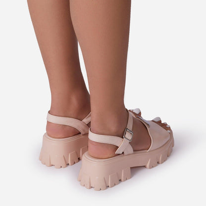 Platform Women's Sandals Summer Fashion Women Beach Classic Sandal Comfortable Beach  Pool Platforms Sandals With Buckle Open Toe Ankle Strap Thick-Soled Casual Women's Shoes