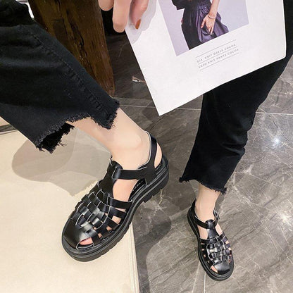 Platform Women's Sandals Summer Fashion Women Beach Classic Sandal Comfortable Beach  Pool Platforms Sandals With Buckle Open Toe Ankle Strap Thick-Soled Casual Women's Shoes
