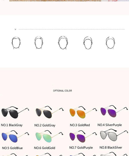 Polarized Sunglasses for Small Face Women Men Juniors & Teens Driving Women Sunglasses Metal Glasses For Men Best Popular Mirror Classic Sunglasses For Men & Women