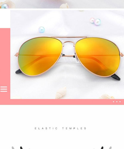 Polarized Sunglasses for Small Face Women Men Juniors & Teens Driving Women Sunglasses Metal Glasses For Men Best Popular Mirror Classic Sunglasses For Men & Women