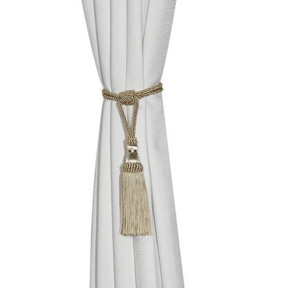Polyester Tassel Curtain Tieback Handmade Hanging Tassels Fringe Curtains Holder Buckle Rope Decor Room Accessories European Style High-Grade Curtains Tieback Rope Tassel Holdbacks
