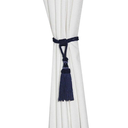 Polyester Tassel Curtain Tieback Handmade Hanging Tassels Fringe Curtains Holder Buckle Rope Decor Room Accessories European Style High-Grade Curtains Tieback Rope Tassel Holdbacks