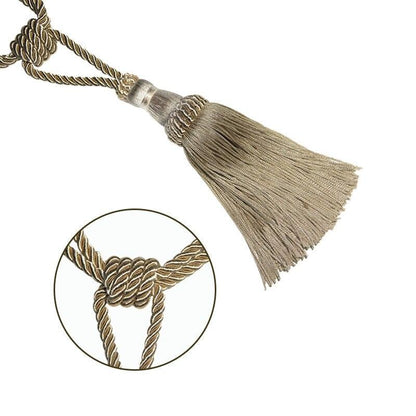 Polyester Tassel Curtain Tieback Handmade Hanging Tassels Fringe Curtains Holder Buckle Rope Decor Room Accessories European Style High-Grade Curtains Tieback Rope Tassel Holdbacks