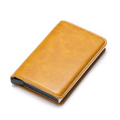 Pop Up Mini Wallet Metal Business Wallet For Man And Women Smart Slim Wallet Holder Excellent Gift For Businessman