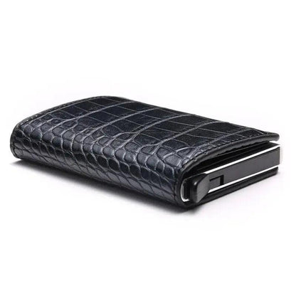 Pop Up Mini Wallet Metal Business Wallet For Man And Women Smart Slim Wallet Holder Excellent Gift For Businessman