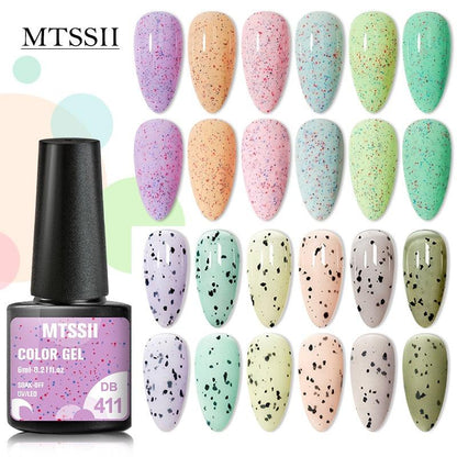 TREND Popular Luxury Interesting Nail Gel Nail Polish Permanent Jelly Eggshell Gel Polish Luxury Eggshell Design For Womens and Girls