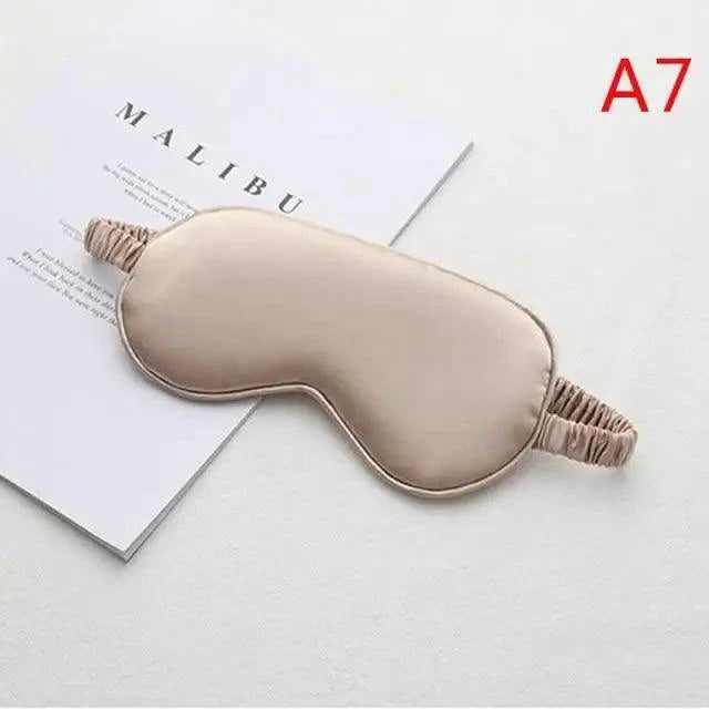 Portable Sleeping Eye Mask Cover Eye Patch Smooth Blindfold Rest Relax Eye Cover Soft And Comfortable Night Blindfold For Women