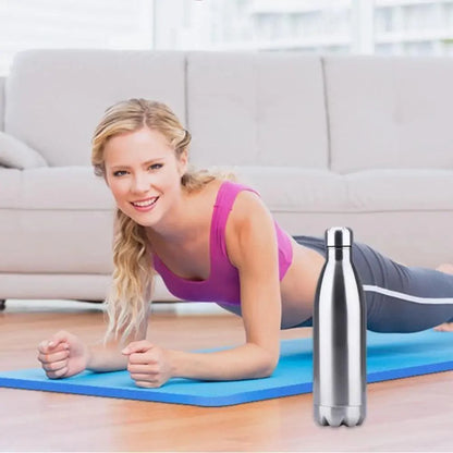 Premium Quality 350/500/750/1000ml Double-wall Creative BPA free Water Bottle Stainless Steel Beer Tea Coffee Portable Sport Vacuum thermos
