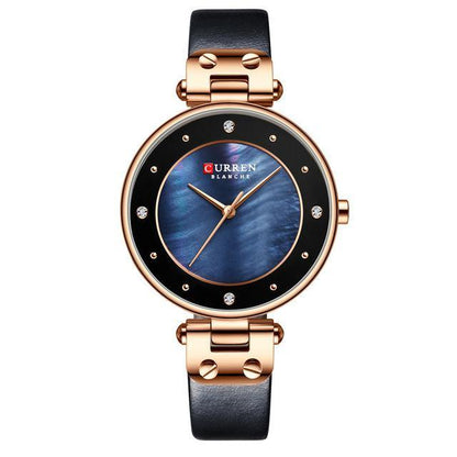 Women's Luxury Watches In Excellent Background And Zircon Designs Business Style Wristwatch Perfect Gift For Her