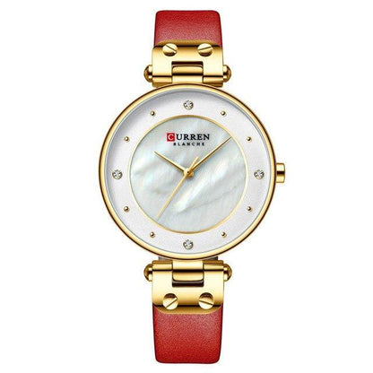 Women's Luxury Watches In Excellent Background And Zircon Designs Business Style Wristwatch Perfect Gift For Her