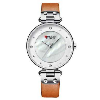 Women's Luxury Watches In Excellent Background And Zircon Designs Business Style Wristwatch Perfect Gift For Her