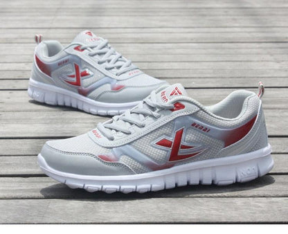 Mens Sport Running Sneakers Breathable Mesh Fashion Men Light Trainers Sneakers Mens Running Light Breathable Shoes Light Weight Running Sneakers